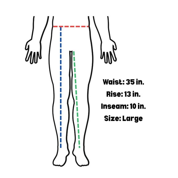 Fresh Prints of Bel Air Drill Space Ghost Graffiti Print Shorts Size Large - Picture 6 of 6